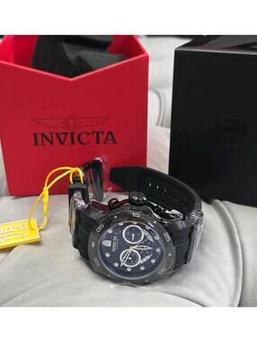 INVICTA Men's Pro Diver Scuba 48MM Quartz Strap Watch Black Model 6986 New $795